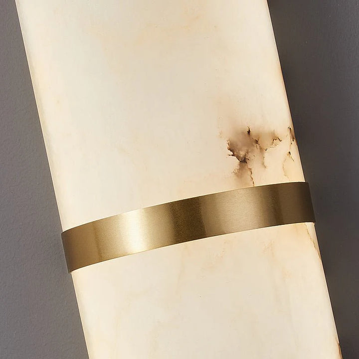 Alabaster Pill Wall Light Lamp Detailed View Elegant Indoor Lighting Fixture