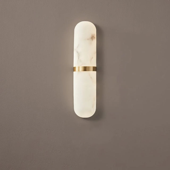 Alabaster Pill Wall Light Lamp Modern Elegant Indoor Wall Lighting Fixture