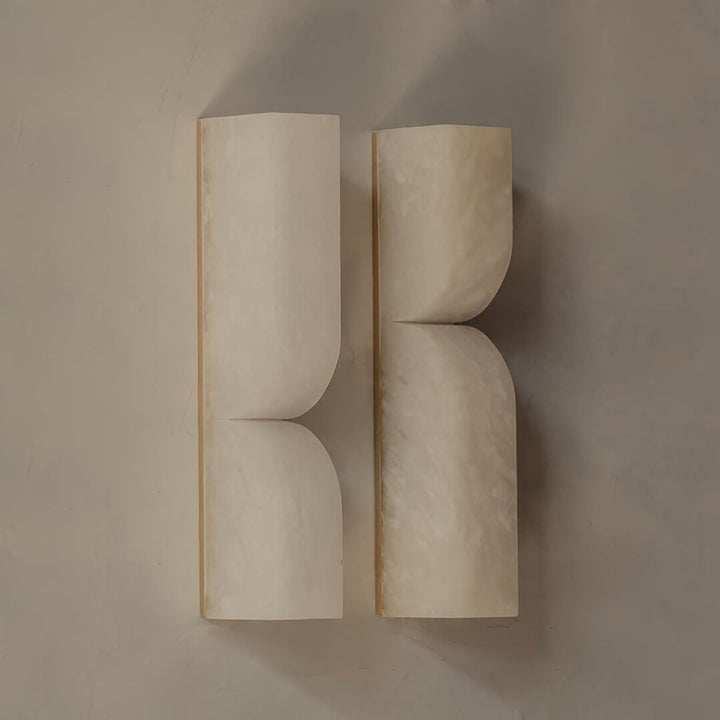 Alabaster wall light sconce – modern design.