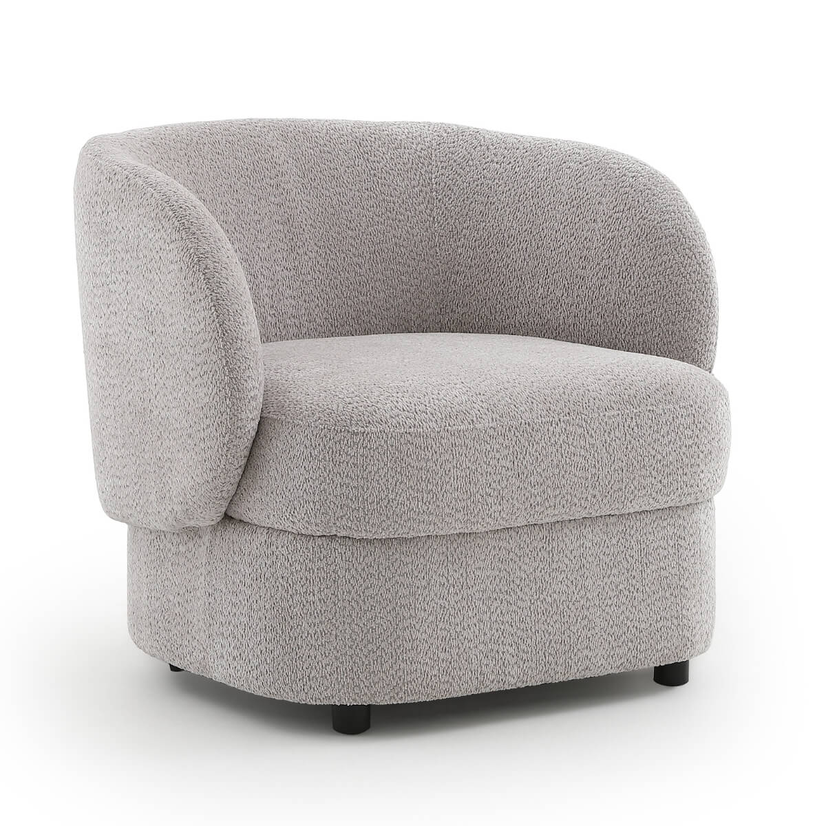 Front close-up view of Arco lounge sofa showcasing plush cushions and sleek modern upholstery.