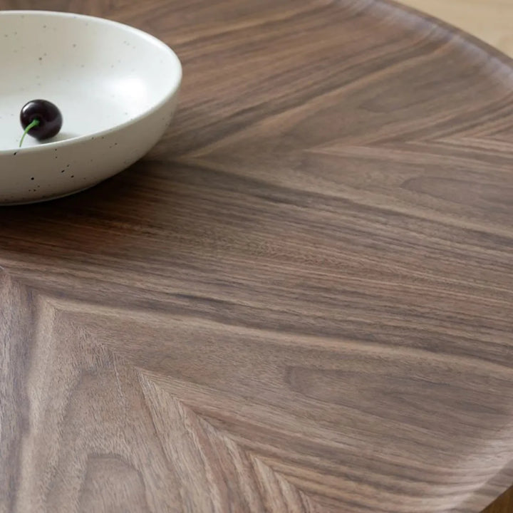 Close View of Artisan Wood Luxury Furniture Table Top Modern Elegant Handcrafted Design