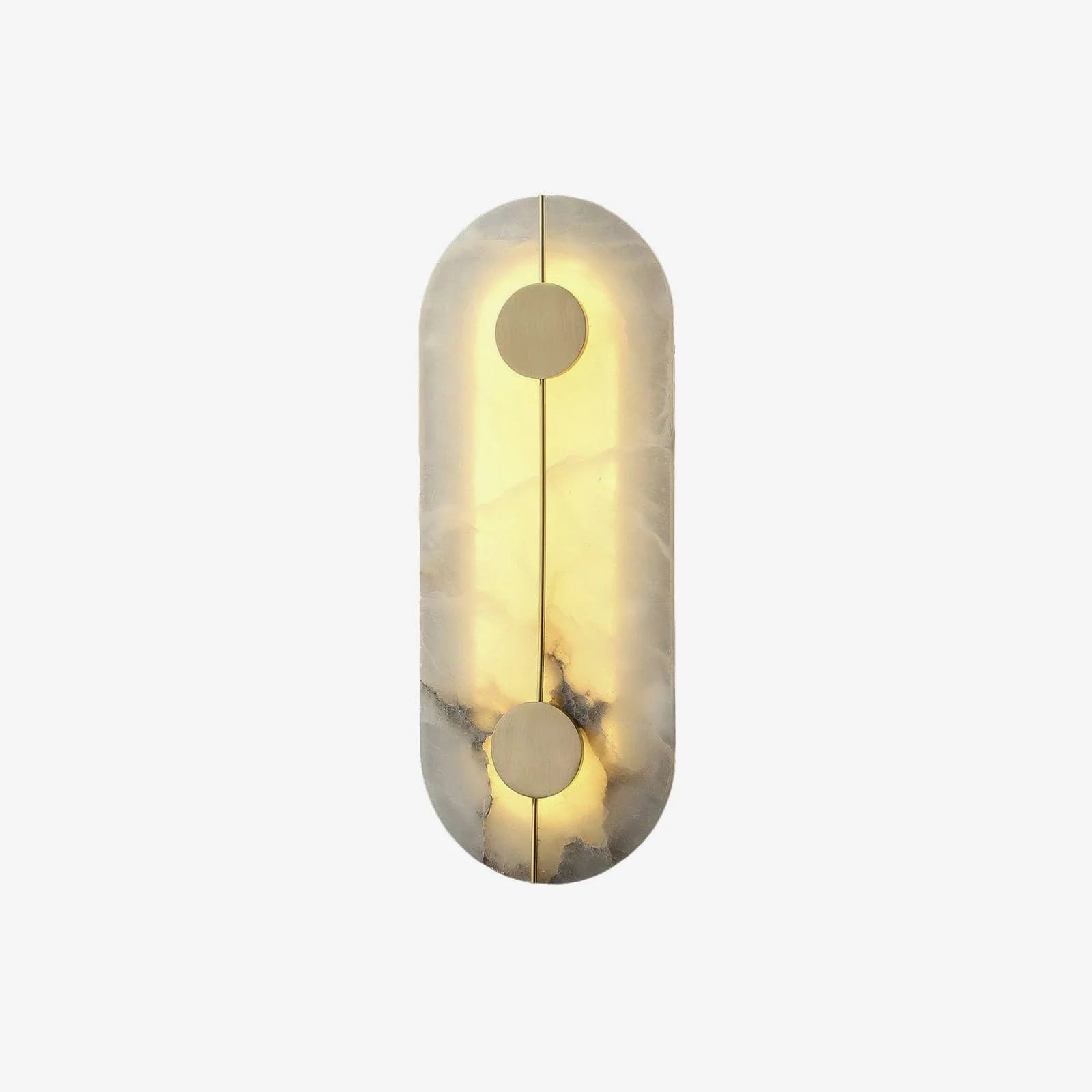 Artistic alabaster wall lamp, modern lighting for elegant home décor