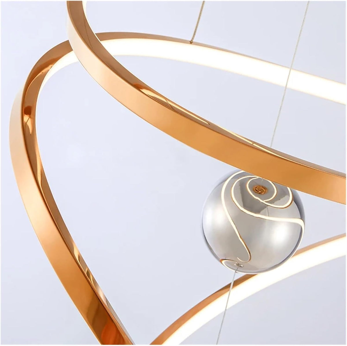 Aurora Spiral Chandelier – Modern Elegance in Motion