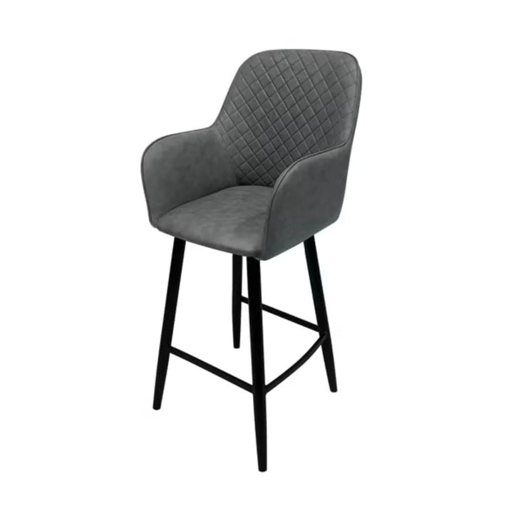 Side view of Baxter bar stool modern counter height chair showcasing stylish and modern design