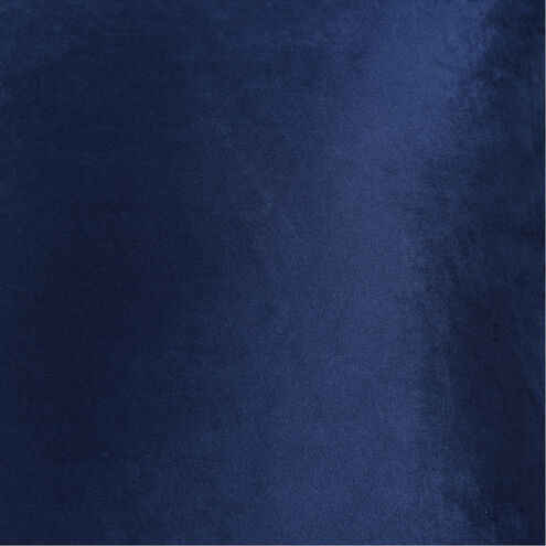 Blue velvet Dreamy Delight cushion, soft luxurious decorative pillow for elegant living spaces