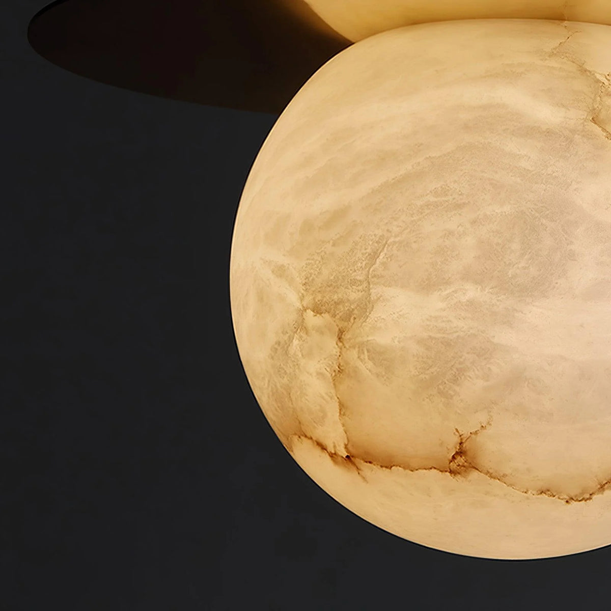 Borra pendant light modern lighting close-up ball detail elegant ceiling fixture