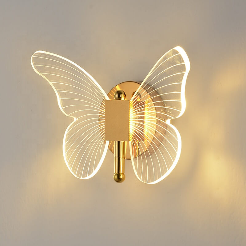 Butterfly Wall Lamp - Luxury Gold Modern Wall Light