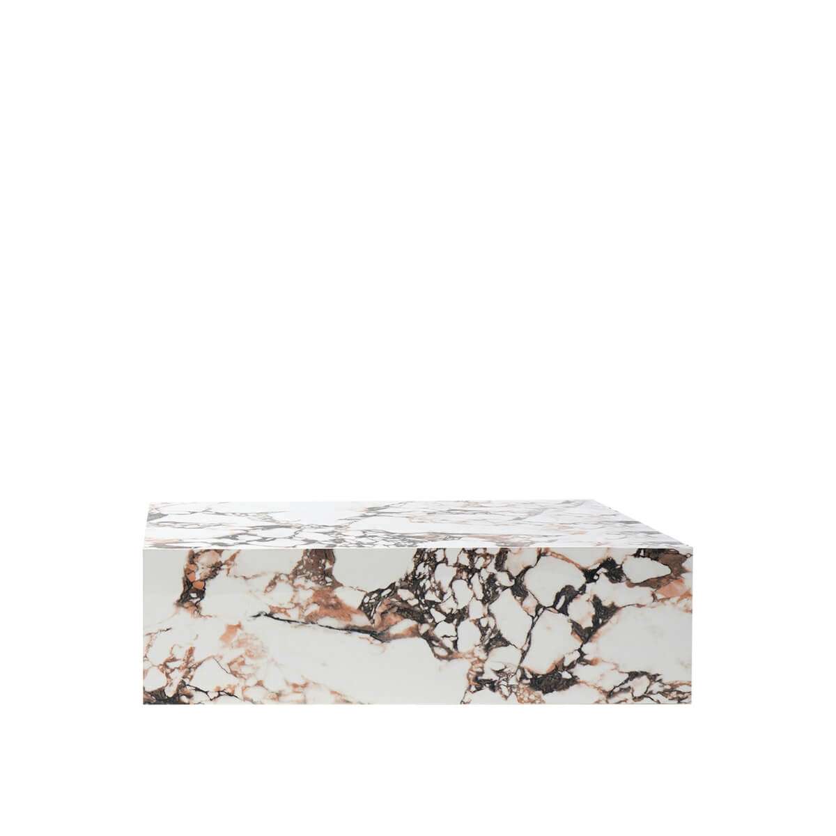 Calacatta Viola marble stone coffee table featuring a luxurious and elegant modern design