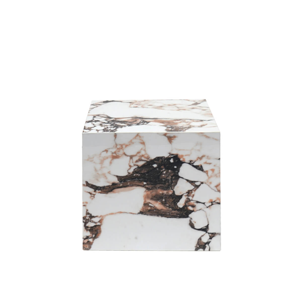 Calacatta Viola marble stone coffee table with elegant veining and luxury modern design