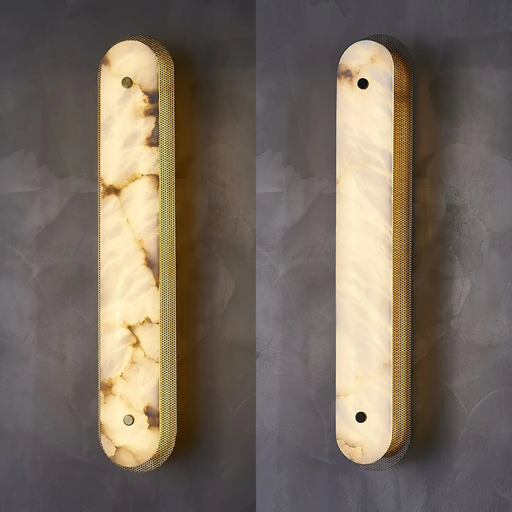 Calyxon luxury wall sconce two types of marble, elegant modern design for stylish home interiors