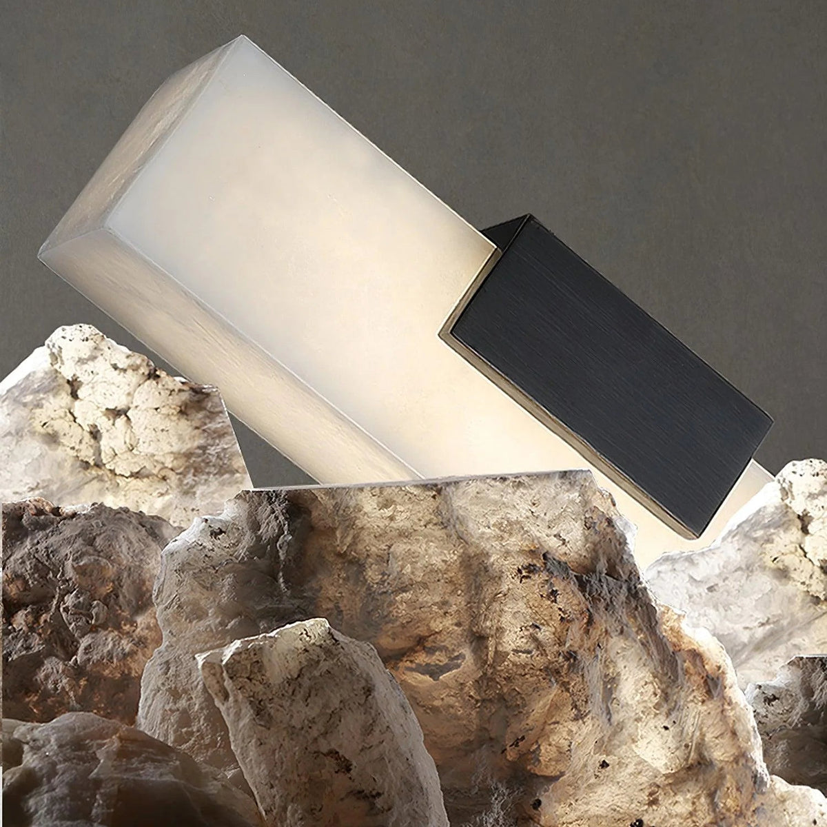 Cary alabaster pendant light modern lighting front view elegant stylish home decor