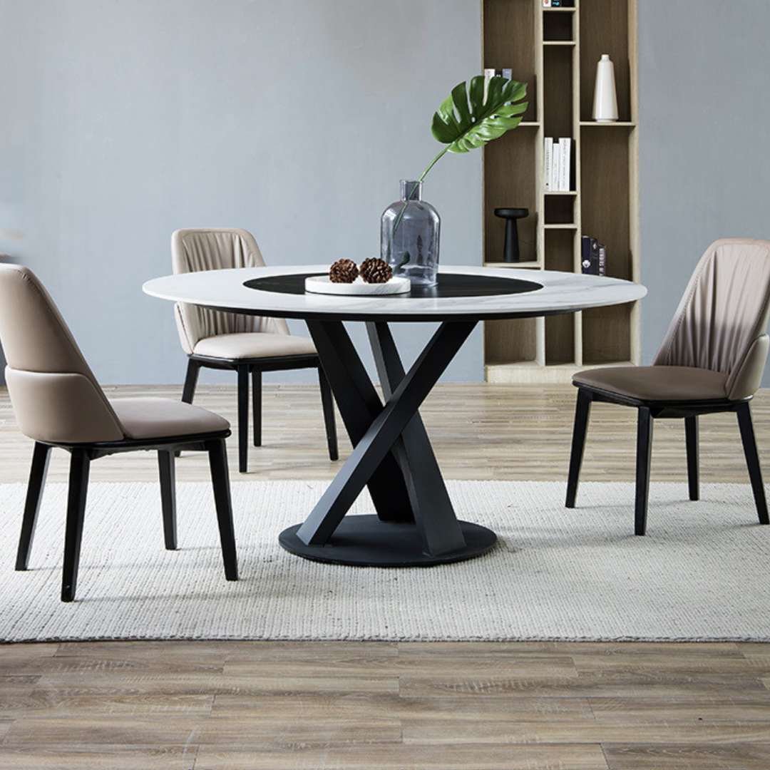 Charger Round Coffee Table – Elegant Modern Furniture Piece for Living Room or Lounge Area
