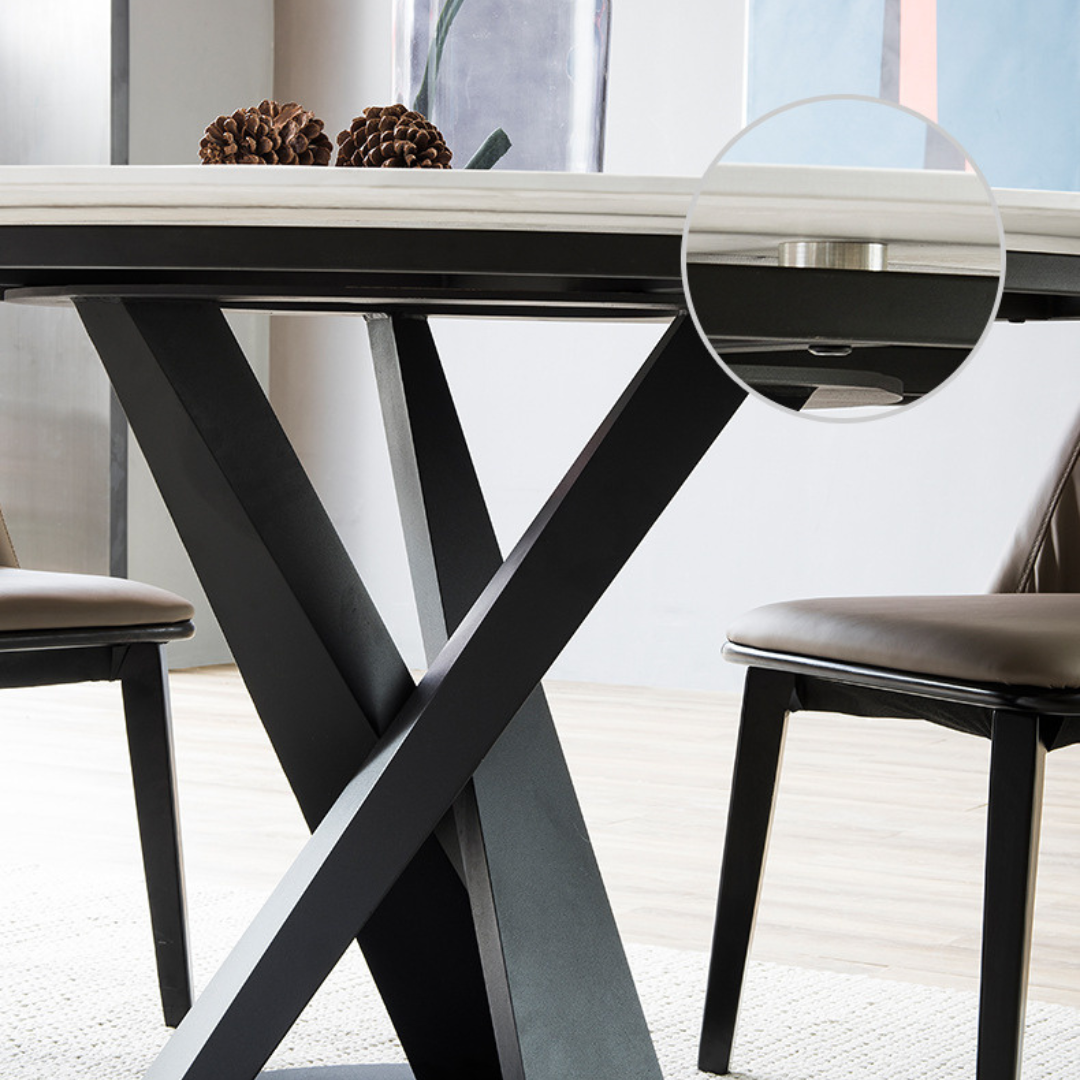 Detail View of Charger Round Coffee Table – Modern Elegant Furniture for Living Room Decor