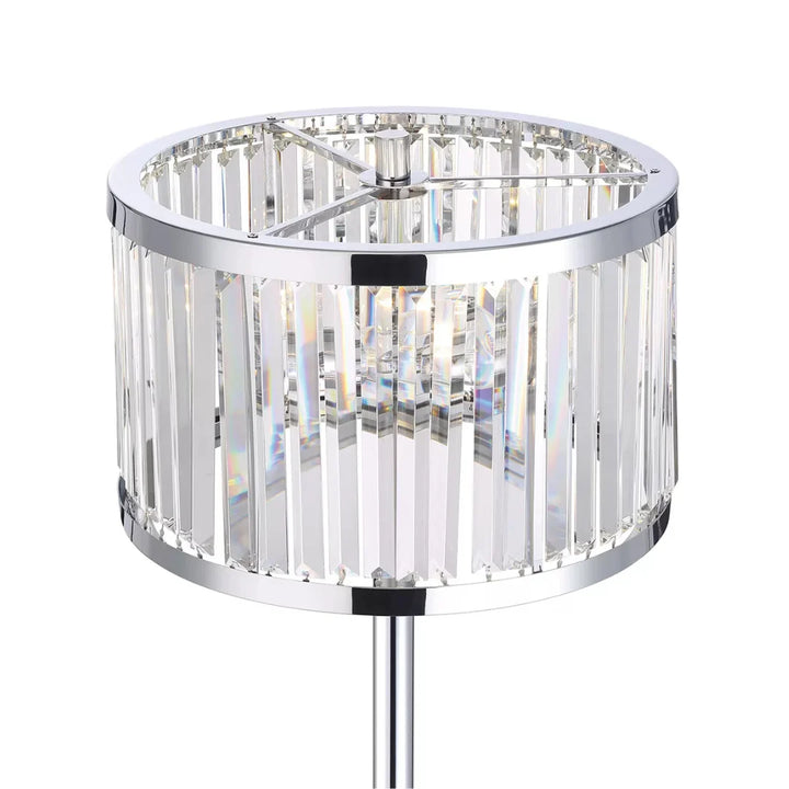 Cheila Crystal Prism floor lamp modern luxury lighting top angle above view