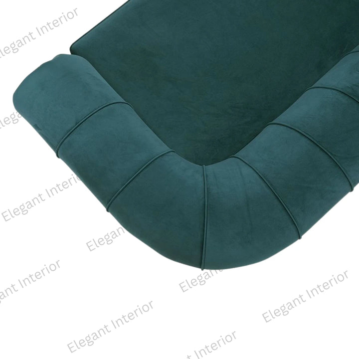 Top View of Classic Chesterfield 4 Seater Sofa Luxury Elegant Living Room Furniture