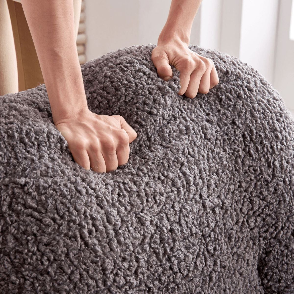 Cloud swivel lounge chair showcasing softness and plush cushioning for ultimate comfort