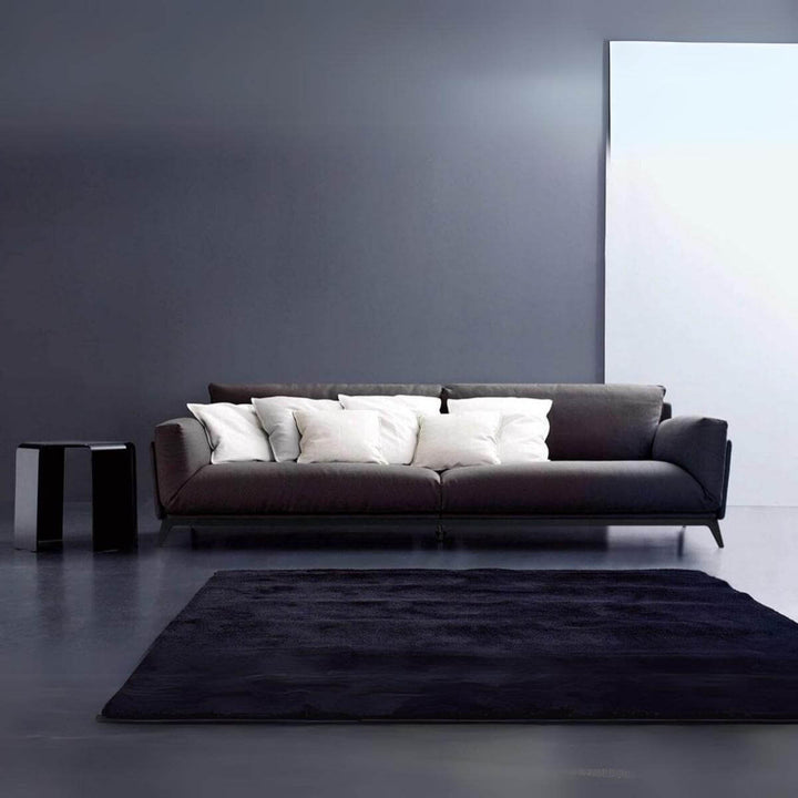 Cotton linen-upholstered Arflex Faubourg sofa designed for contemporary living spaces