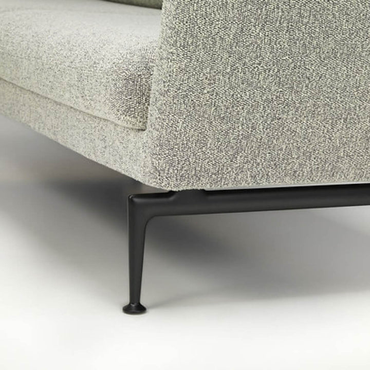 Custom Aurora Alcove sofa with cotton linen upholstery in a modern setting