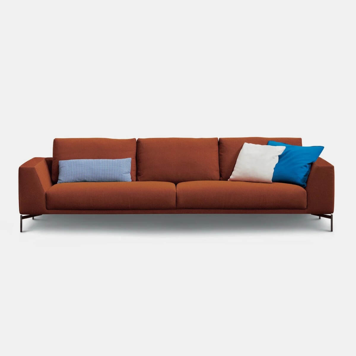 Custom Beyond Boundaries cotton sofa with modern design and soft upholstery
