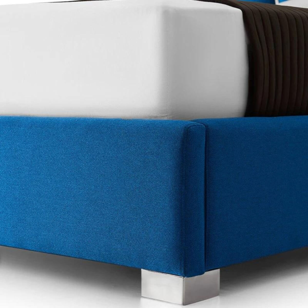 Custom Cosmocushion comfortable cotton linen KB44 1.8M round bed featuring soft breathable upholstery and modern minimalist design