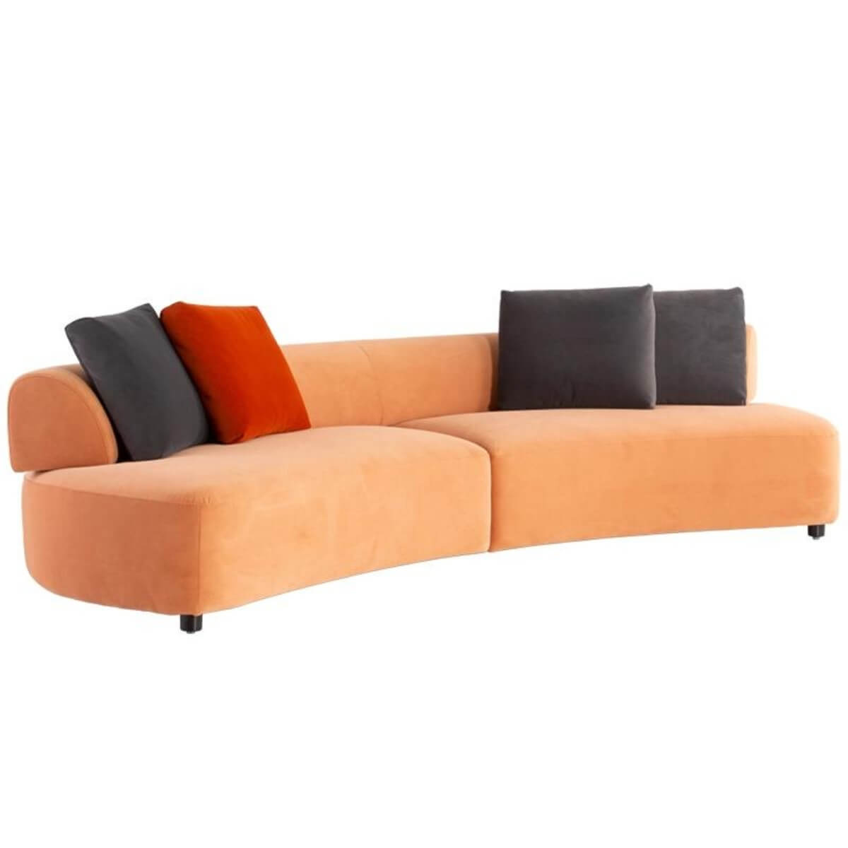 Custom Couch Couture sofa with cotton-linen upholstery – modern design featuring plush cushions and sleek, elegant lines