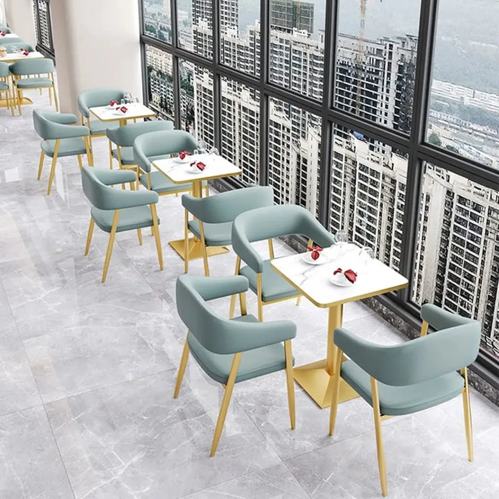 Custom dining table restaurant 80x80 top view modern stylish furniture design