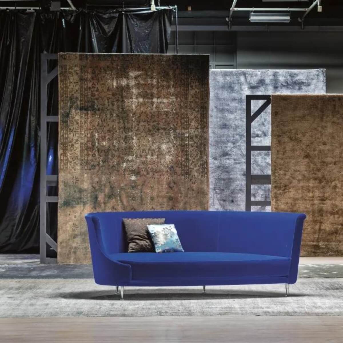 Custom Ecolux Dream sofa upholstered in cotton linen with modern eco-friendly design