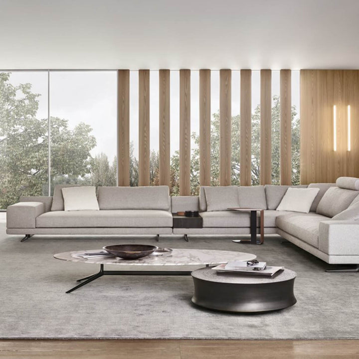 Soft cotton linen Elysian Elegance sofa blending luxury and minimalist aesthetics