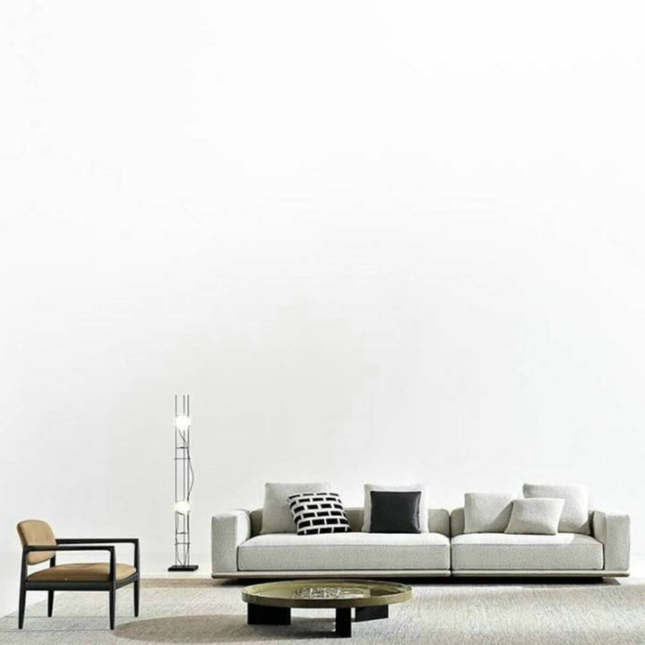 Elysium Empire custom 3-seater sofa featuring breathable cotton upholstery