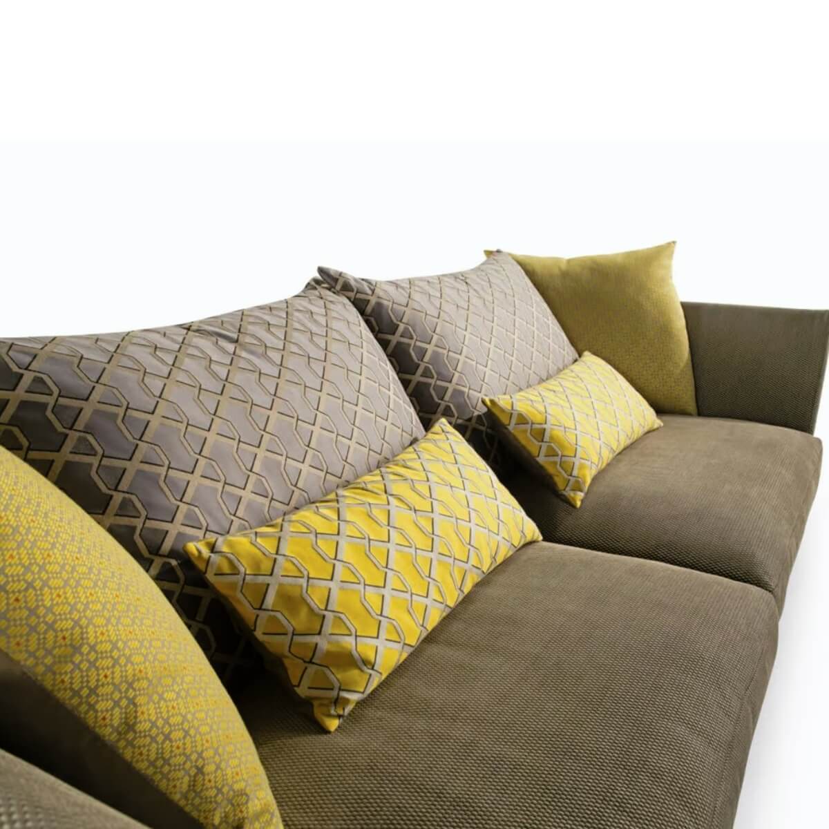 Modern custom-made Epic Tranquility sofa with breathable cotton linen fabric for stylish interiors