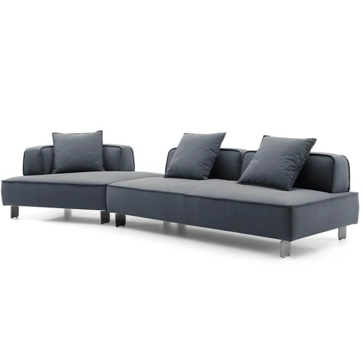 Custom Gossamer KS32 sofa with cotton-linen upholstery – stylish modern seating with comfortable cushions and sleek design