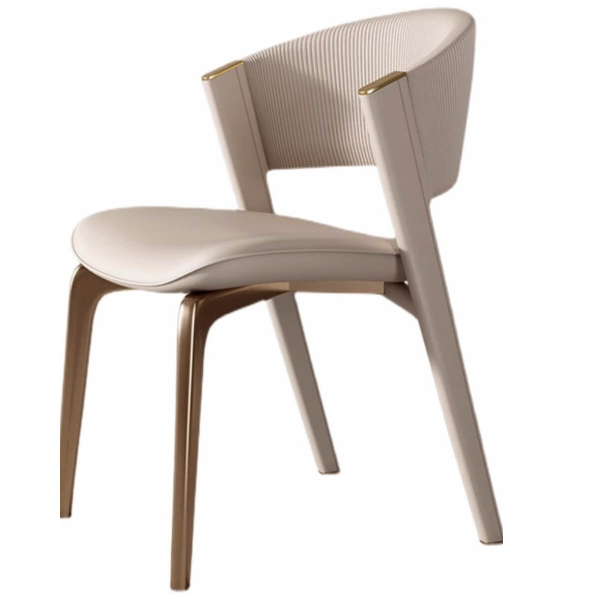 Custom Rees premium leather dining chair – luxurious upholstery with sleek design and sturdy frame for elegant dining spaces