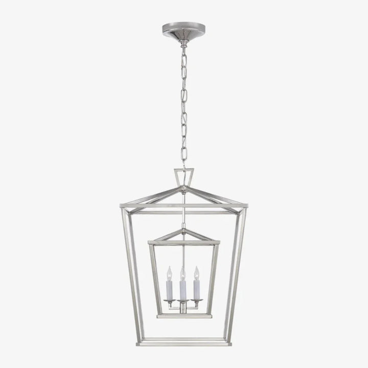 Darlana medium double cage lantern modern lighting for stylish living room view