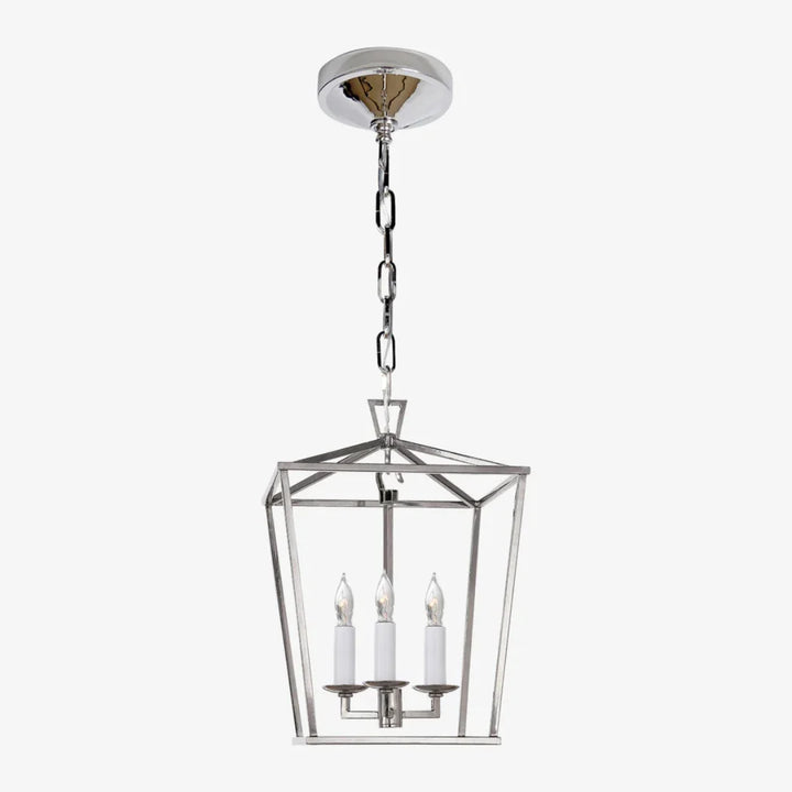 Darlana mini lantern pendant lamp modern lighting elegant hanging view