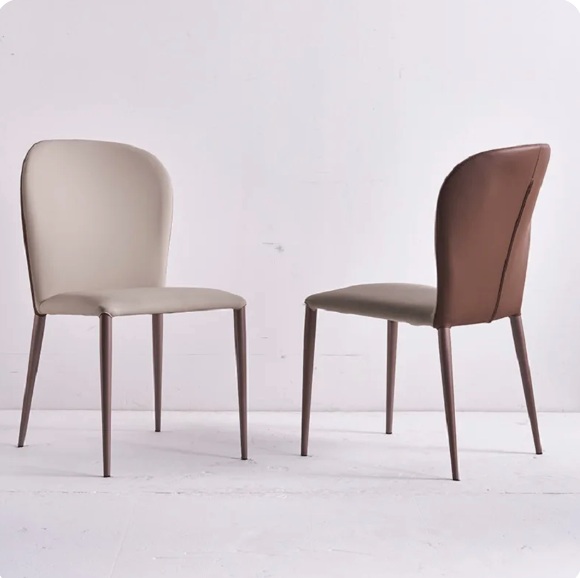 DC Rose chair with modern design featuring smooth curves and stylish silhouette, perfect for contemporary interiors