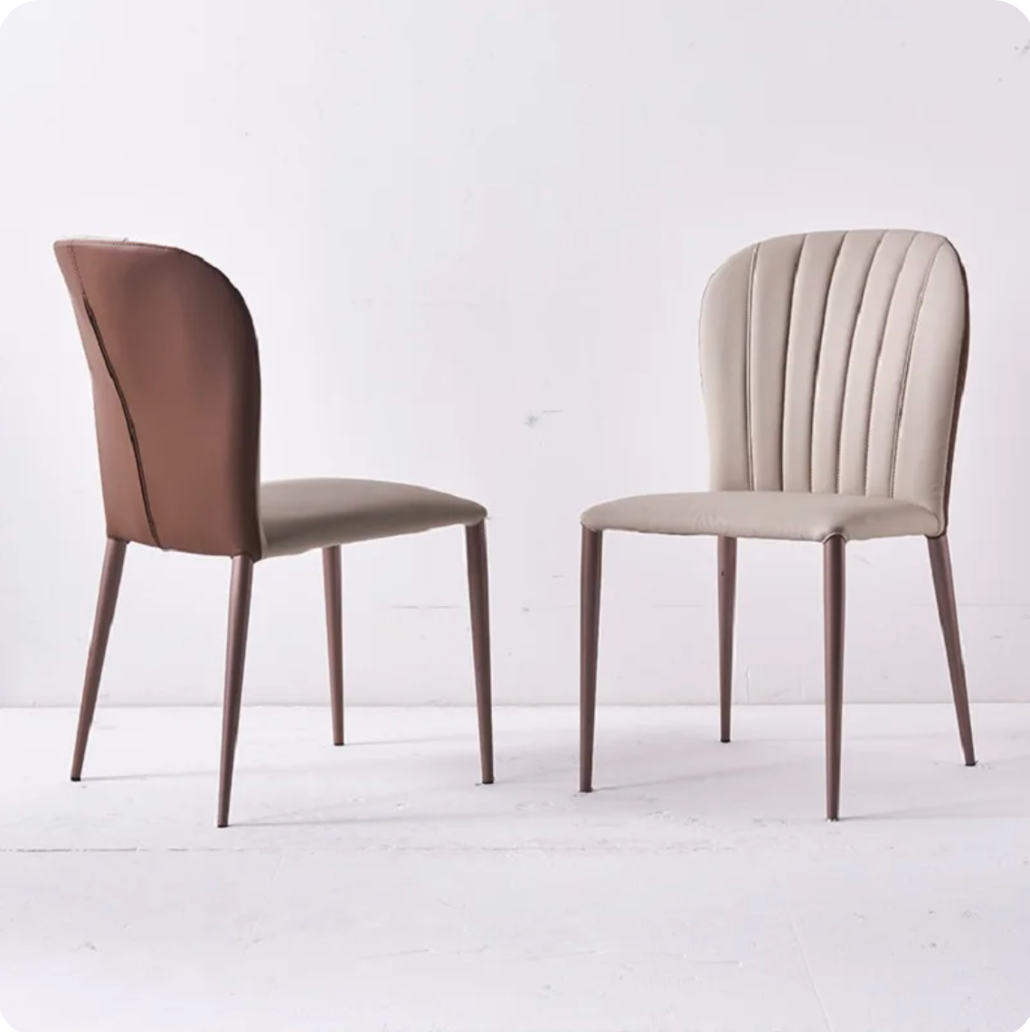 DC Rose chair with modern design featuring smooth curves and stylish silhouette, perfect for contemporary interiors