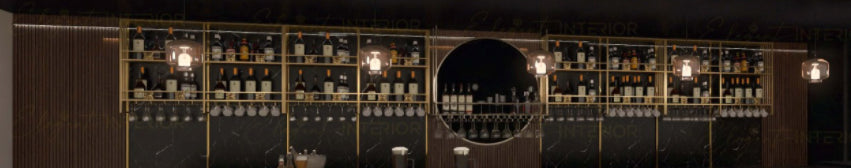 Feature Wall-Behind the Bar (Custom made)