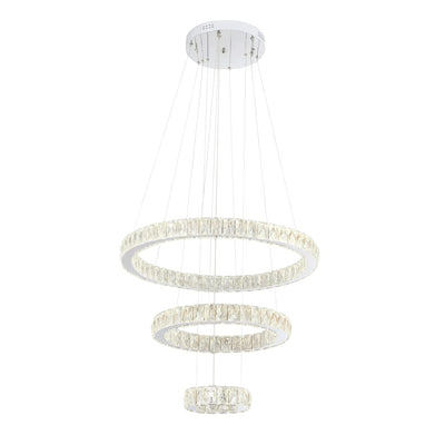 Diana- 3 Ring Crystal Chandlier (Custom made)