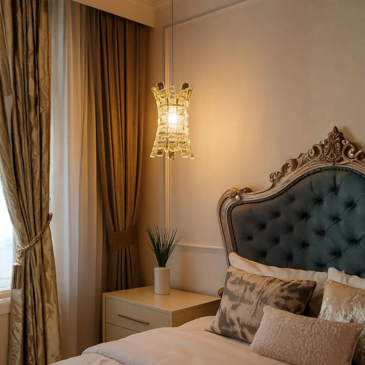 Diana pendant light modern luxury lighting bedside hanging view for interiors