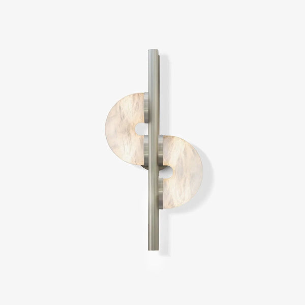 Dolly Alabaster wall lamp for home lighting and decor, front view