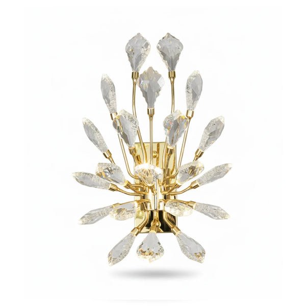 Donya Crystal Crown wall sconce modern luxury lighting elegant design