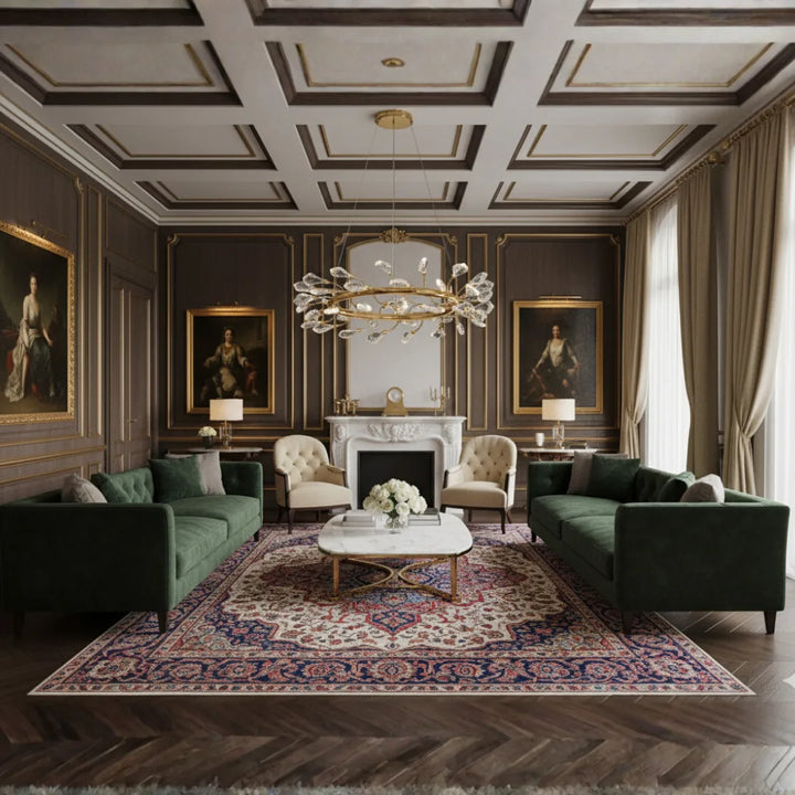 Donya Crystal Halo Branch chandelier luxury lighting for living room view