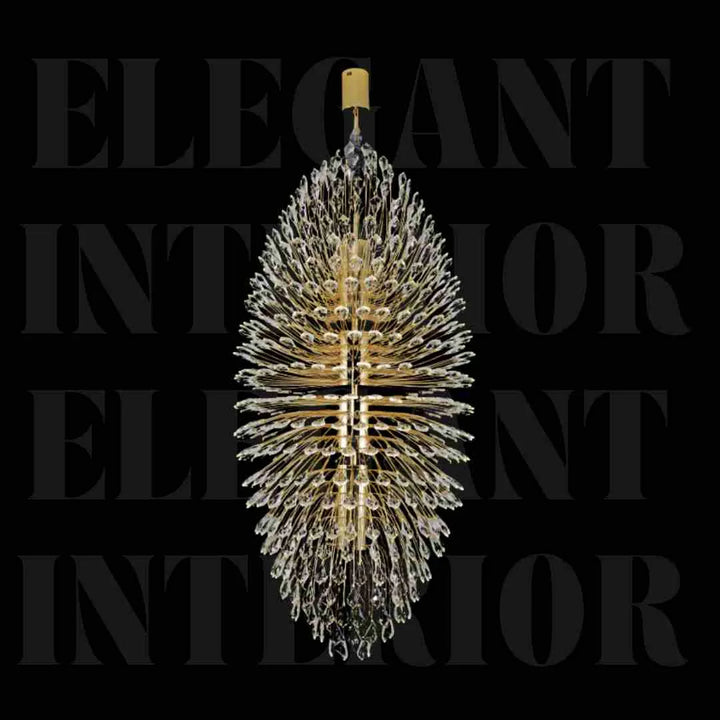 Donya Petite Radiance Crystal Leaf chandelier featuring delicate leaf-inspired design with sparkling crystals