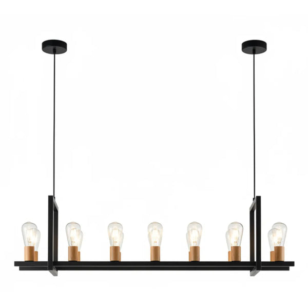 Throne Rectangular 14-Light Linear Chandelier