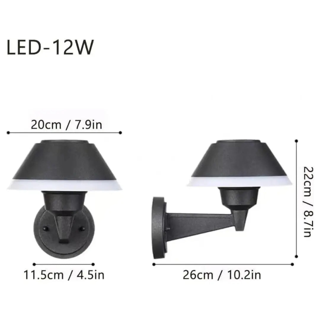 Dimensions of ECHO LED Wall Light – Detailed specifications for accurate installation and fitting in modern spaces.