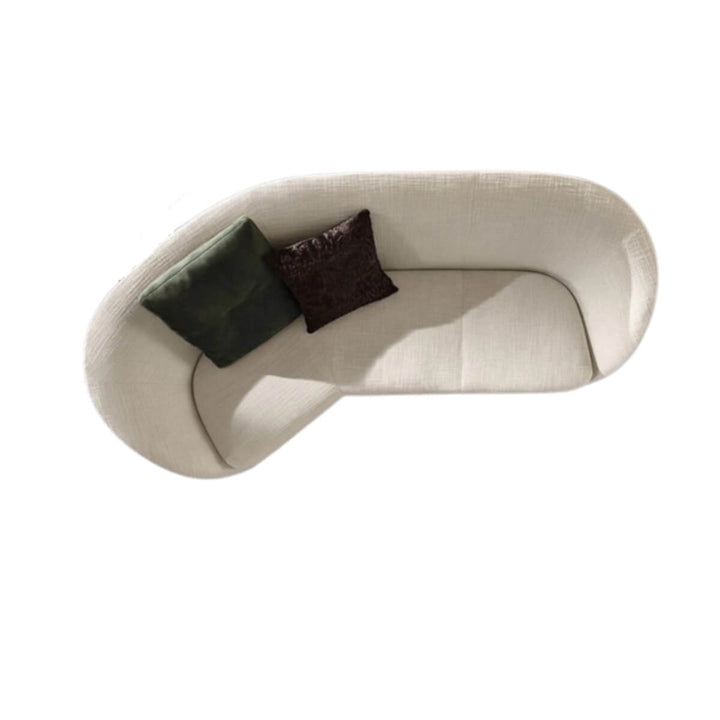 Elegant top view of EcoChaise lounge chair designed with comfort and sustainability in mind