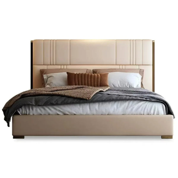 Elegance Elite queen gaslifted custom-made bed with premium upholstery and modern design