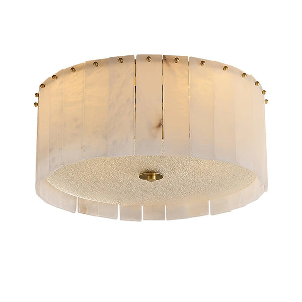 Elysian Alabaster marble ceiling lamp for elegant lighting and home decor