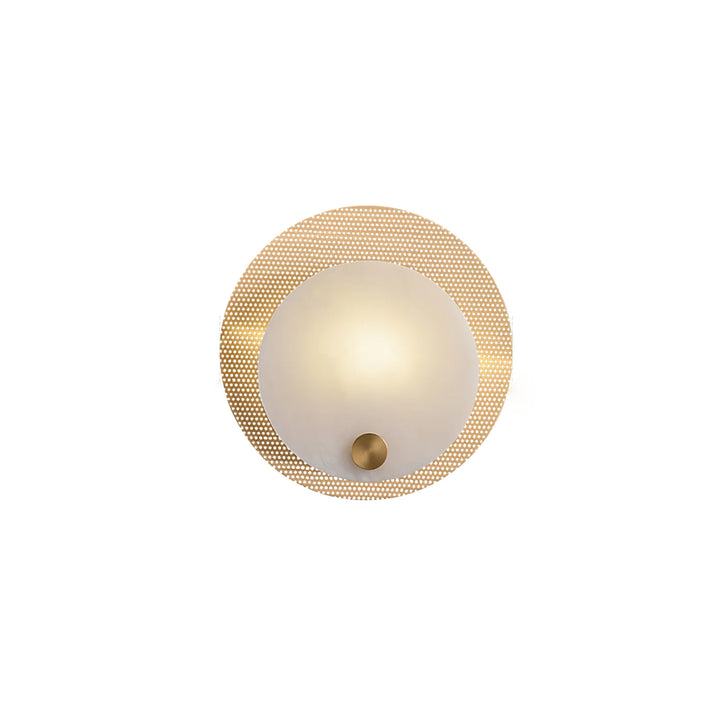 Evelyn alabaster wall sconce with elegant marble finish, modern decorative lighting for home interiors