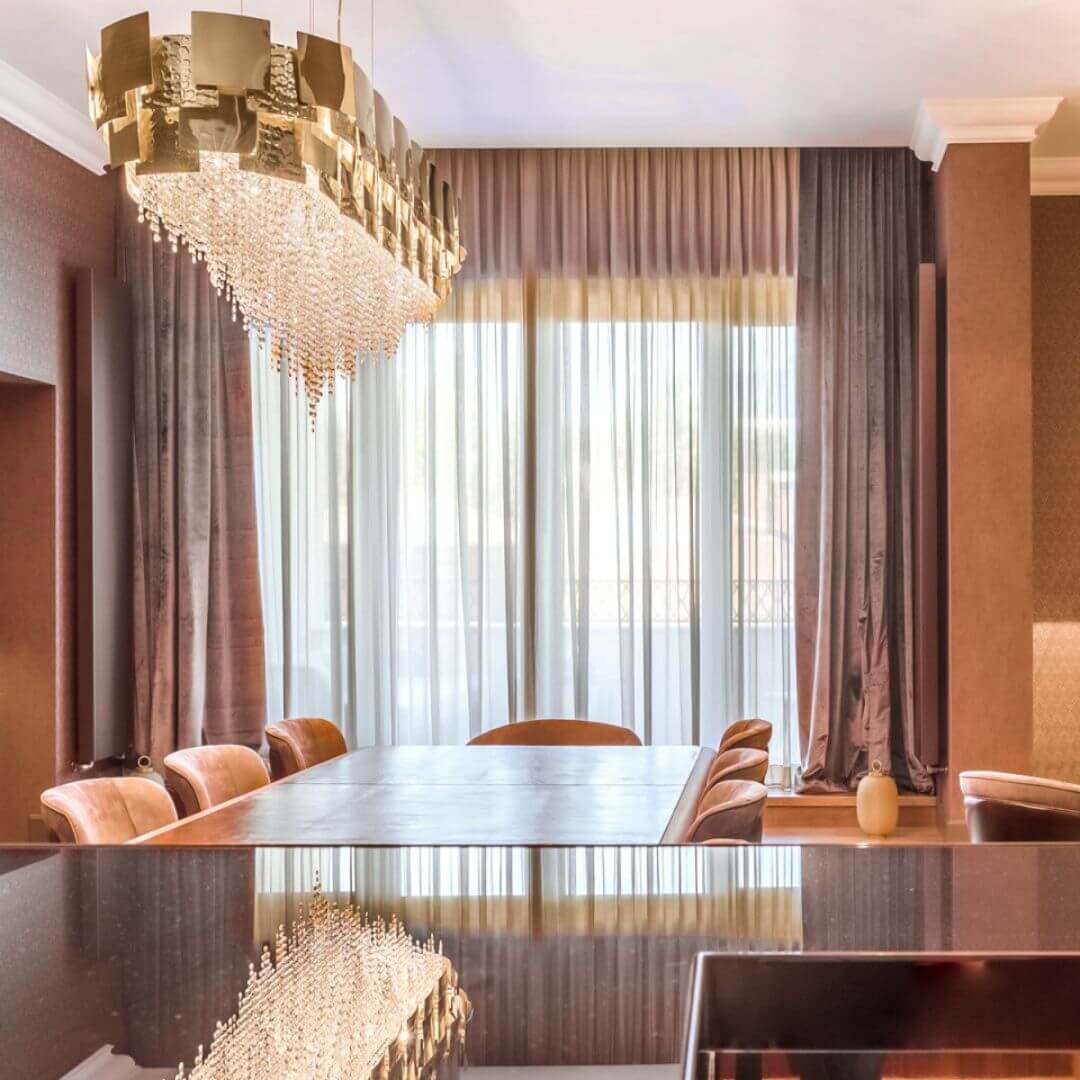 Fervent Oval Shape Gold Crystal Chandelier Light – Elegant Modern Lighting for Interiors